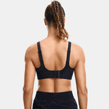 Plus Size High Support Full Coverage Padded Wireless Bra - Black