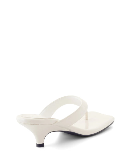 Therapy North Off White Crinkled Patent