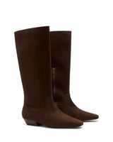 Therapy Xavier Chocolate Faux Suede