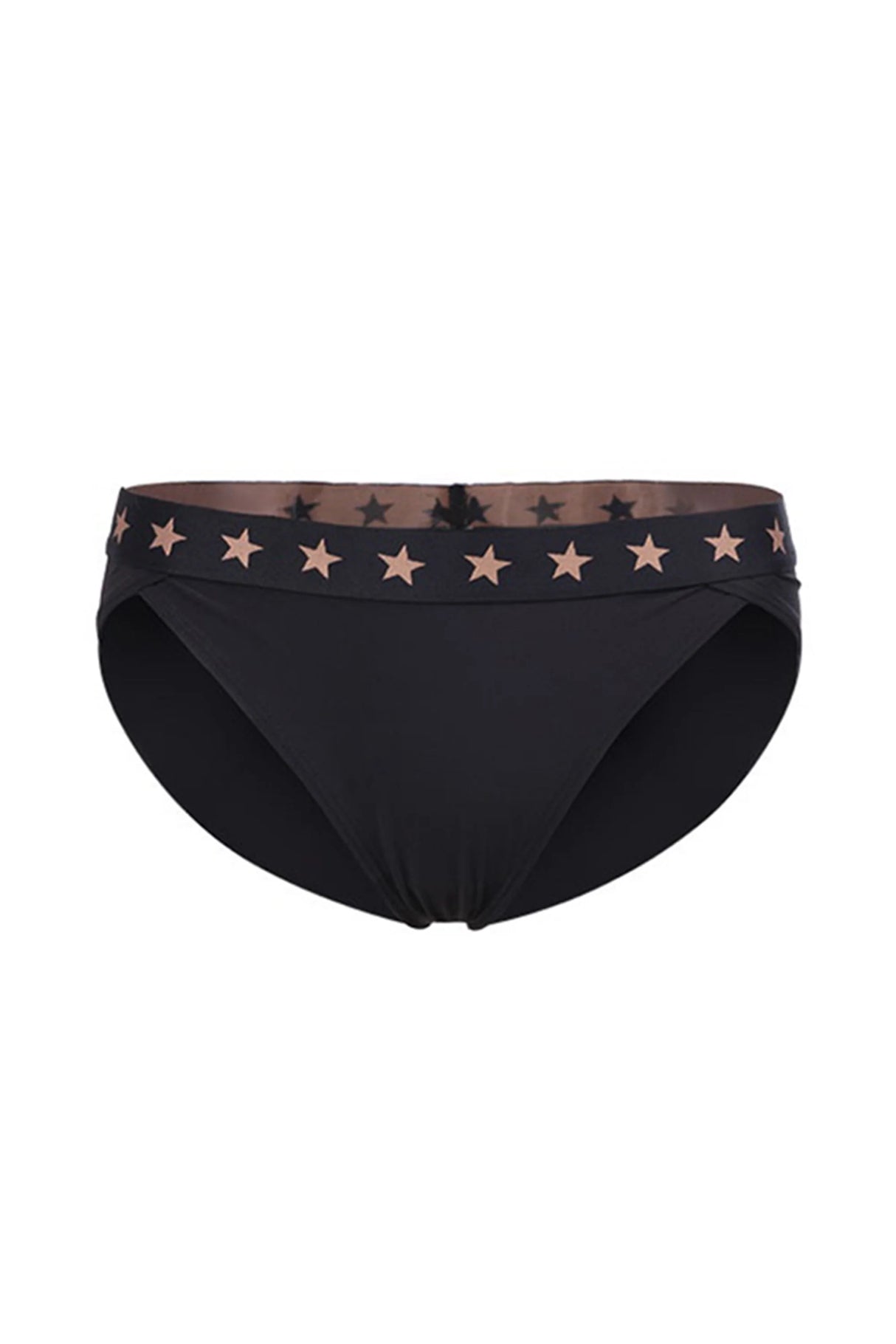 Dear Eve Lingerie Star Struck Brief - Black