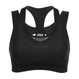 High Impact Full Support Wireless Running Bra - Black