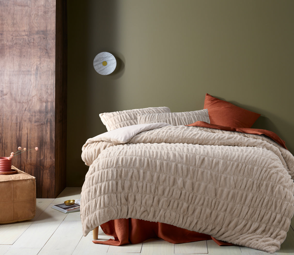 Accessorize Aurora Quilt Cover Set - Natural