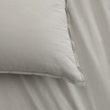 Accessorize Stone Washed Cotton Quilt Cover Set - Stone