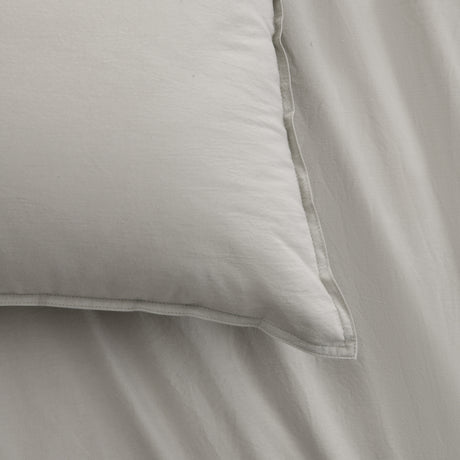 Accessorize Stone Washed Cotton Quilt Cover Set - Stone
