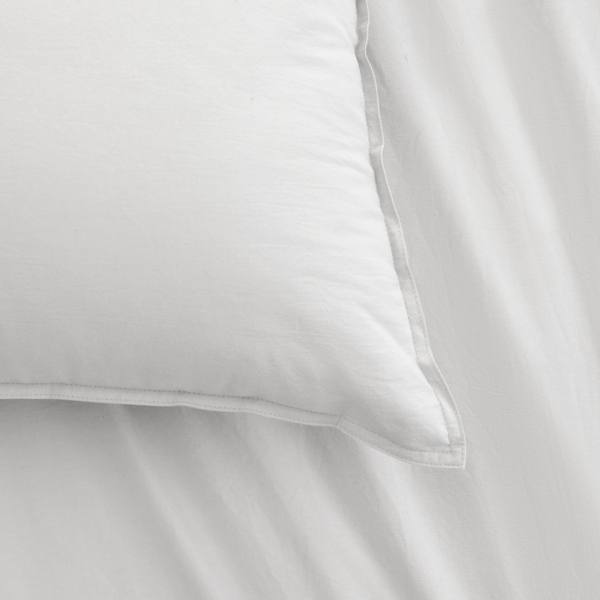 Accessorize Stone Washed Cotton Quilt Cover Set - White