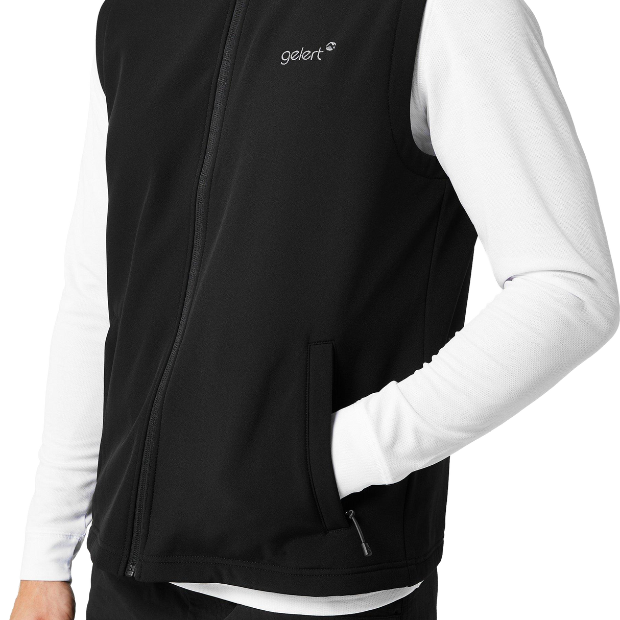 Gelert Men's Soft Shell Gilet - Black