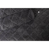 Homelife Naxos Diamond 5 Piece Towel Pack Charcoal