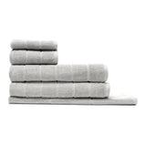 Homelife Naxos Diamond 5 Piece Towel Pack Silver