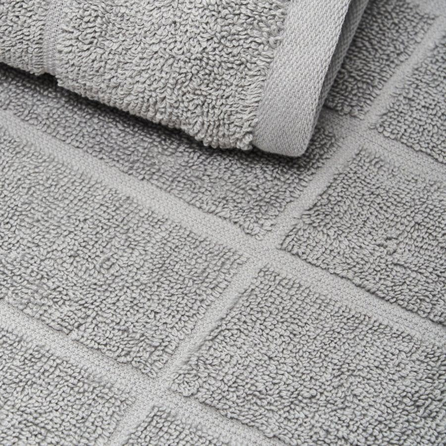 Homelife Naxos Diamond 5 Piece Towel Pack Silver