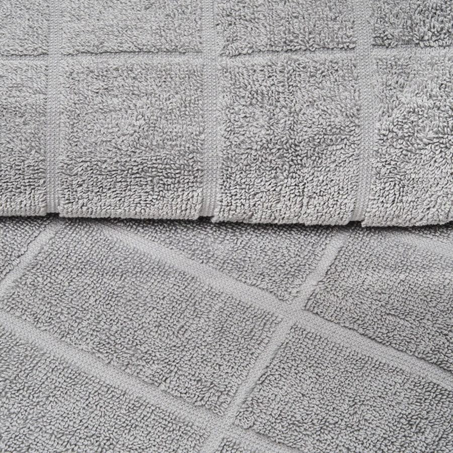 Homelife Naxos Diamond 5 Piece Towel Pack Silver