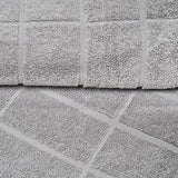 Homelife Naxos Diamond 5 Piece Towel Pack Silver