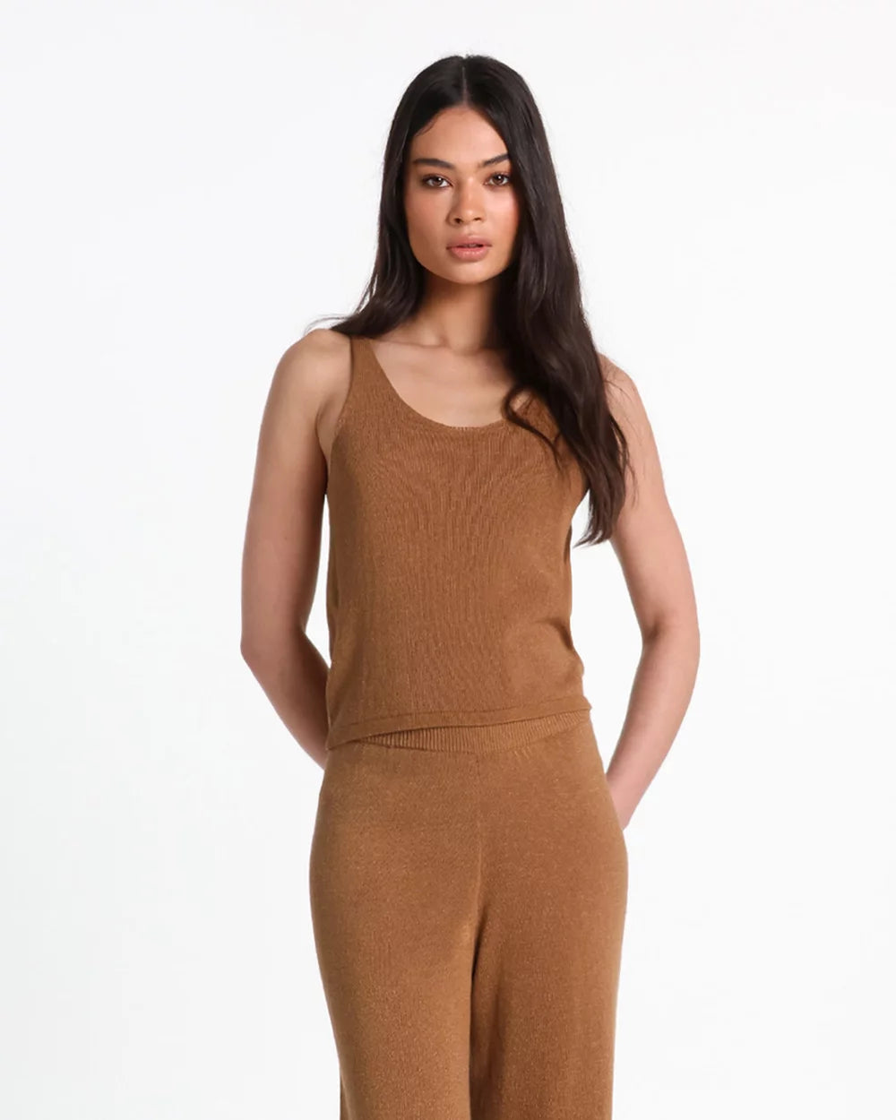Lost In Lunar Women's Raya Knit Top - Toffee