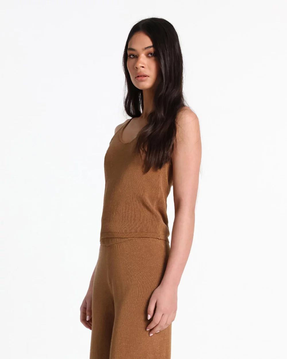 Lost In Lunar Women's Raya Knit Top - Toffee