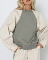 Lost In Lunar Women's Bree Sweater - Khaki/Beige