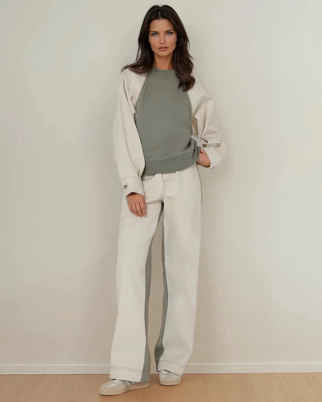 Lost In Lunar Women's Bree Sweater - Khaki/Beige