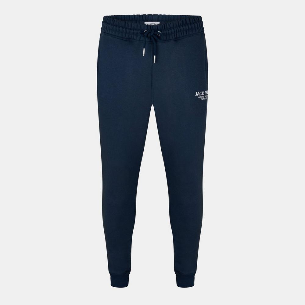 Jack Wills Mens Haydor Graphic Jogger Pants - Navy