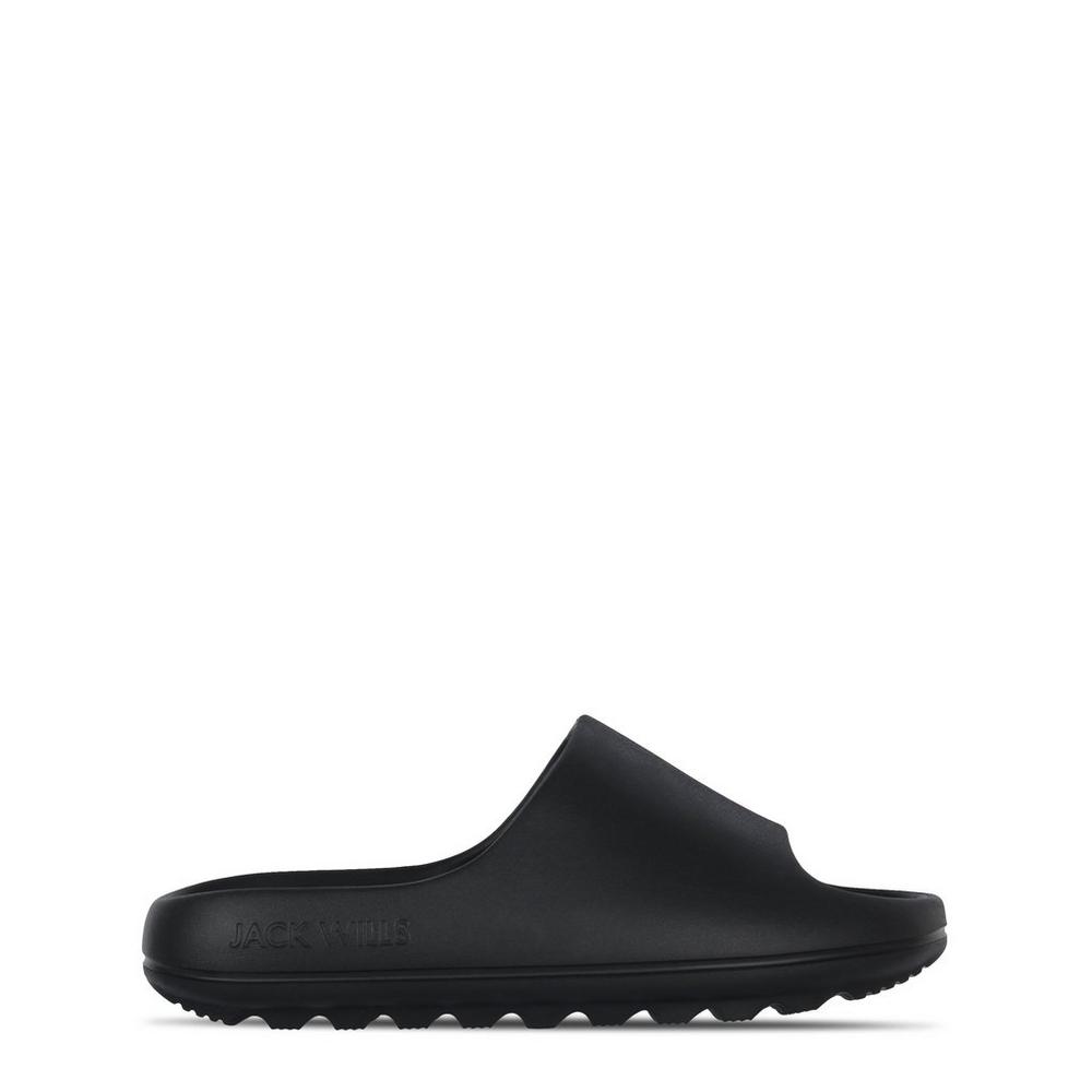 Jack Wills Womens Chunky Slides Black