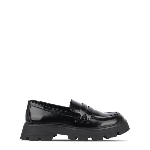 Jack Wills Womens JW Track Sole Loafers (Black)