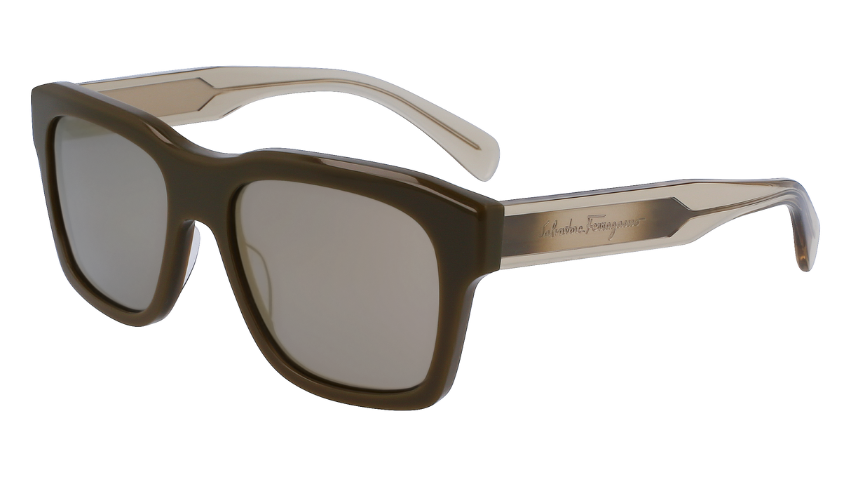 Salvatore Ferragamo SF1087S Mens Sunglasses - Dark Khaki