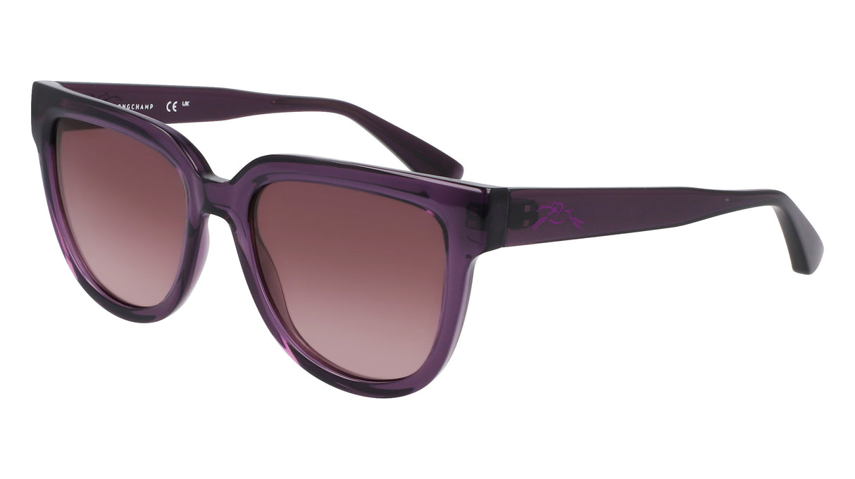 Longchamp LO755S Womens Sunglasses - Transparent Plum