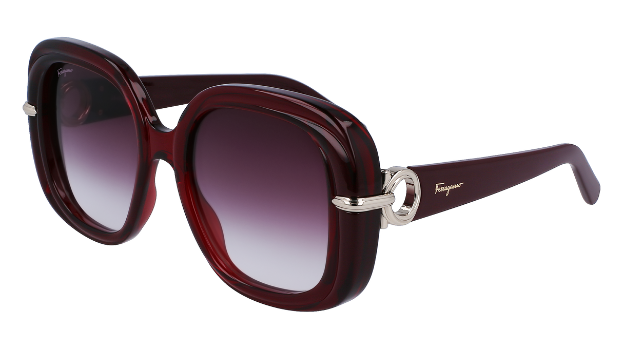 Salvatore Ferragamo SF1058S Womens Sunglasses - Transparent Burgundy