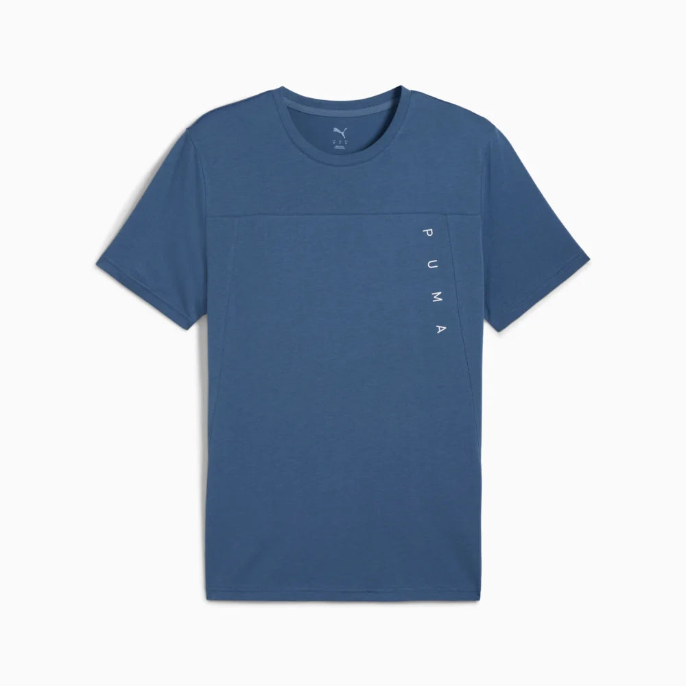 Puma Men's Train All Day Tech Triblend Tee - Dark Indigo