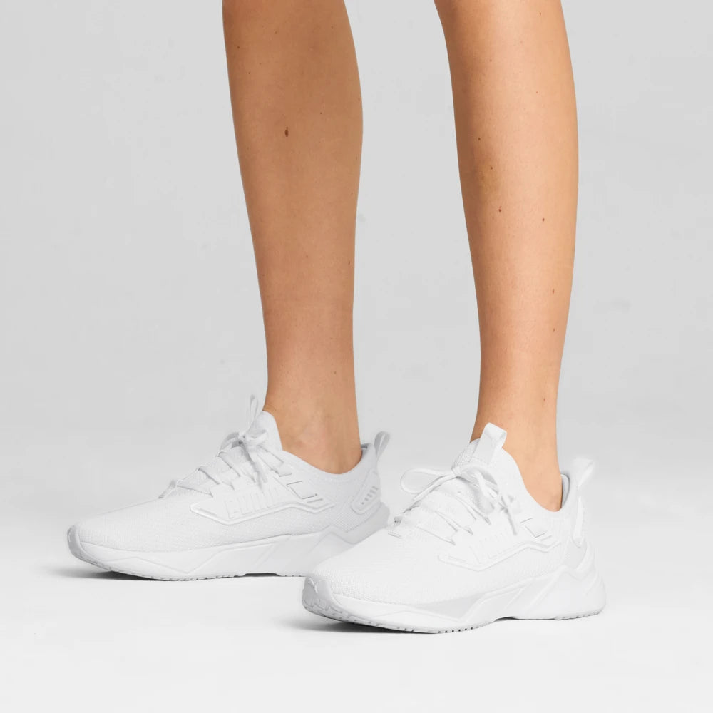 Puma Unisex Retaliate 3 Sneakers - White/Feather Gray/Black