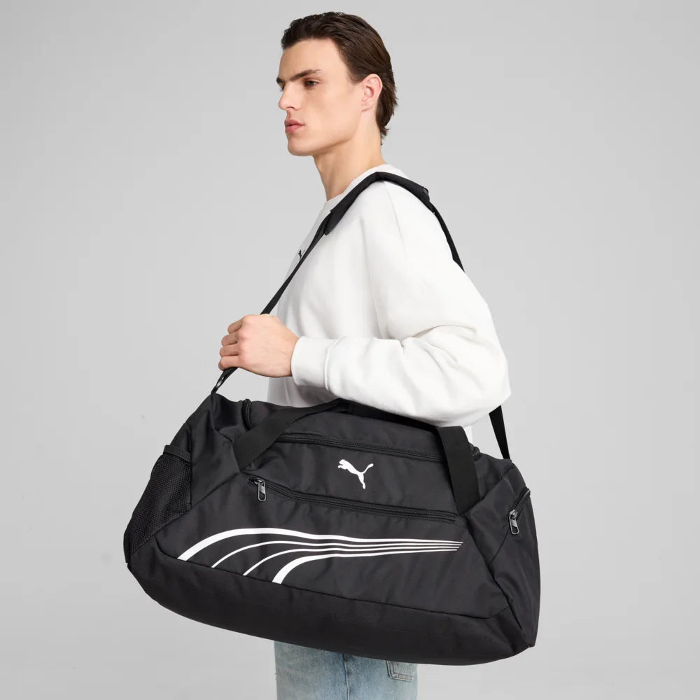 Puma Women's Puma Fundamental Medium Sports Bag - Puma Black
