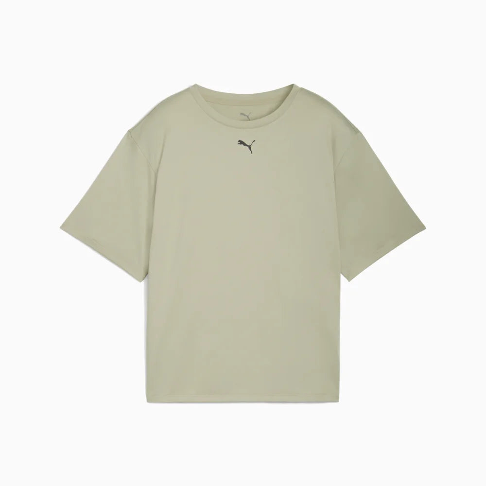 Puma Women's Train All Day Essential Relaxed Tee - Lux Army