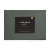 Sheraton Luxury Maison Egyptian Cotton Rich Sheet Set Charcoal