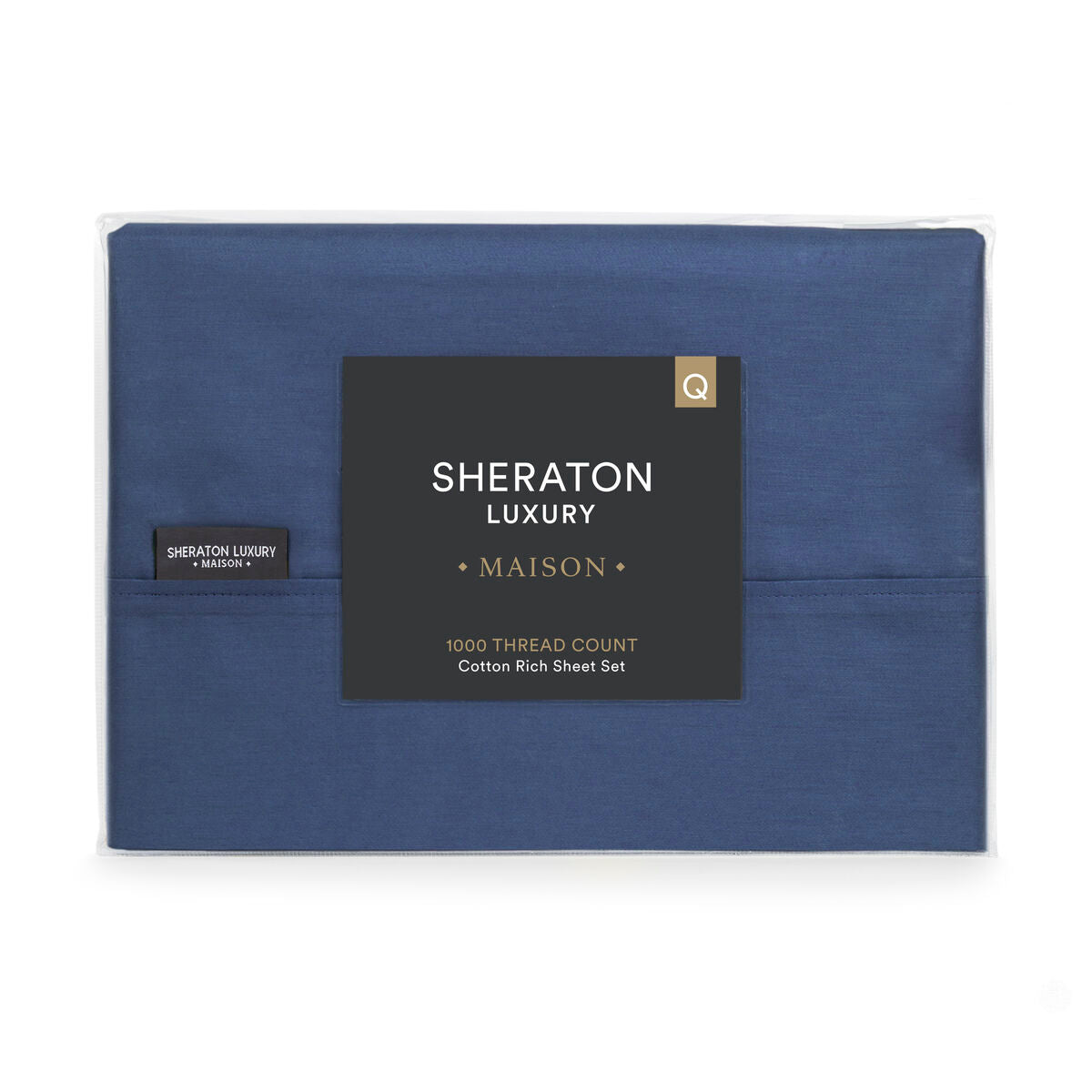 Sheraton Luxury Maison 1000TC 3 Piece Cotton Rich Sheet Set Nightfall