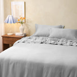 Sheraton Luxury Maison 1000TC Cotton Rich Quilt Cover Set Dove Grey
