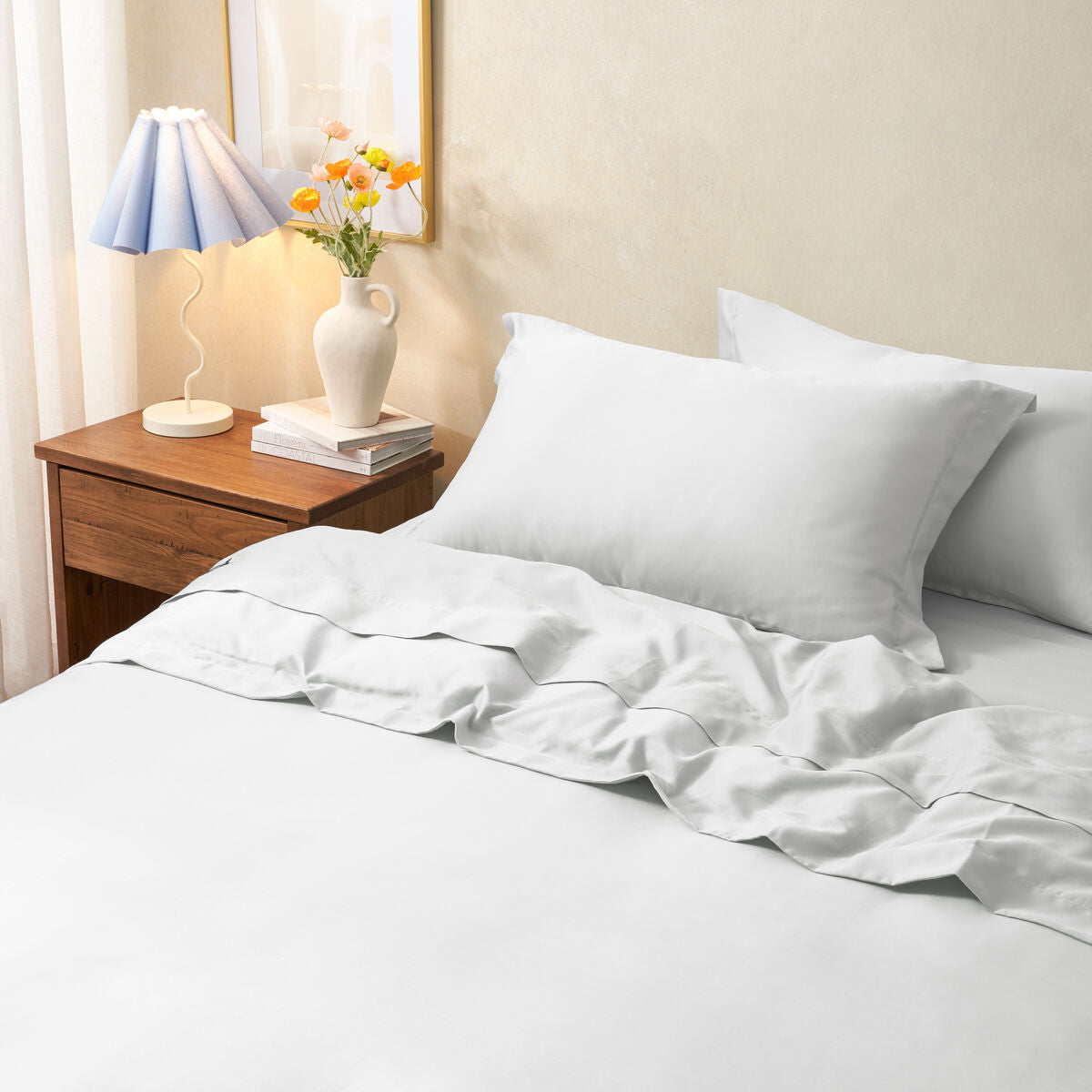 Sheraton Luxury Maison 1000TC Cotton Rich Quilt Cover Set White