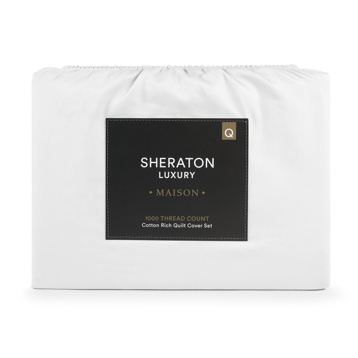 Sheraton Luxury Maison 1000TC Cotton Rich Quilt Cover Set White
