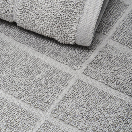 Sheraton Luxury Maison Subway 5 Piece Towel Set Silver Grey - 5 Piece