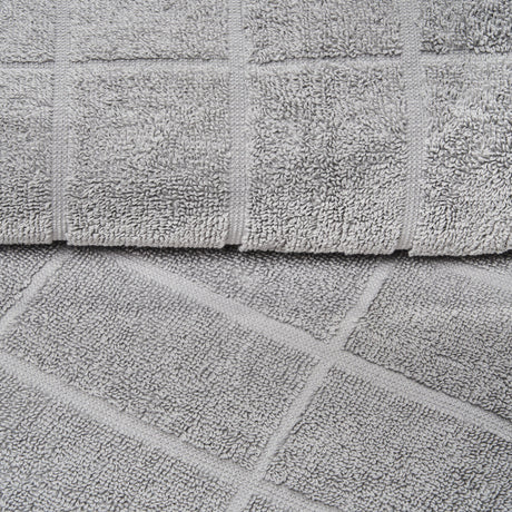 Sheraton Luxury Maison Subway 5 Piece Towel Set Silver Grey - 5 Piece