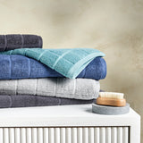 Sheraton Luxury Maison Subway 5 Piece Towel Set Silver Grey - 5 Piece