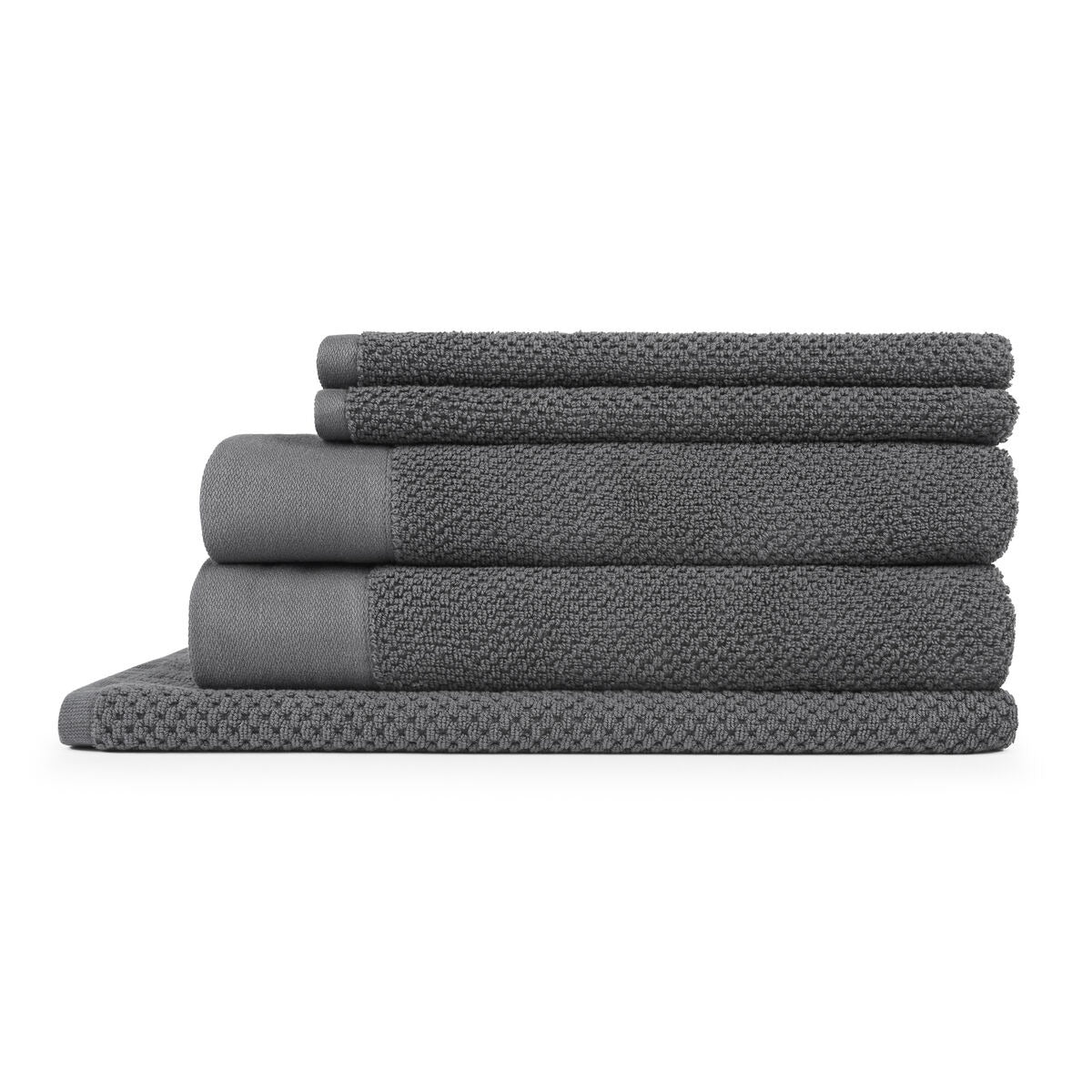 Sheraton Luxury Marlon 5 Piece Towel Pack - Dark Charcoal - 5 Set