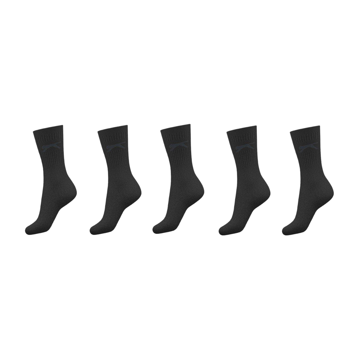 Slazenger Kids Slazenger Crew Socks 5 Pack Black Dark Assortment - Chd C8
