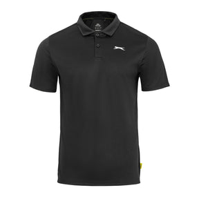 Slazenger Men's Golf Solid Polo in Black