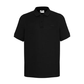 Slazenger Men's Plain Polo Shirt in Black