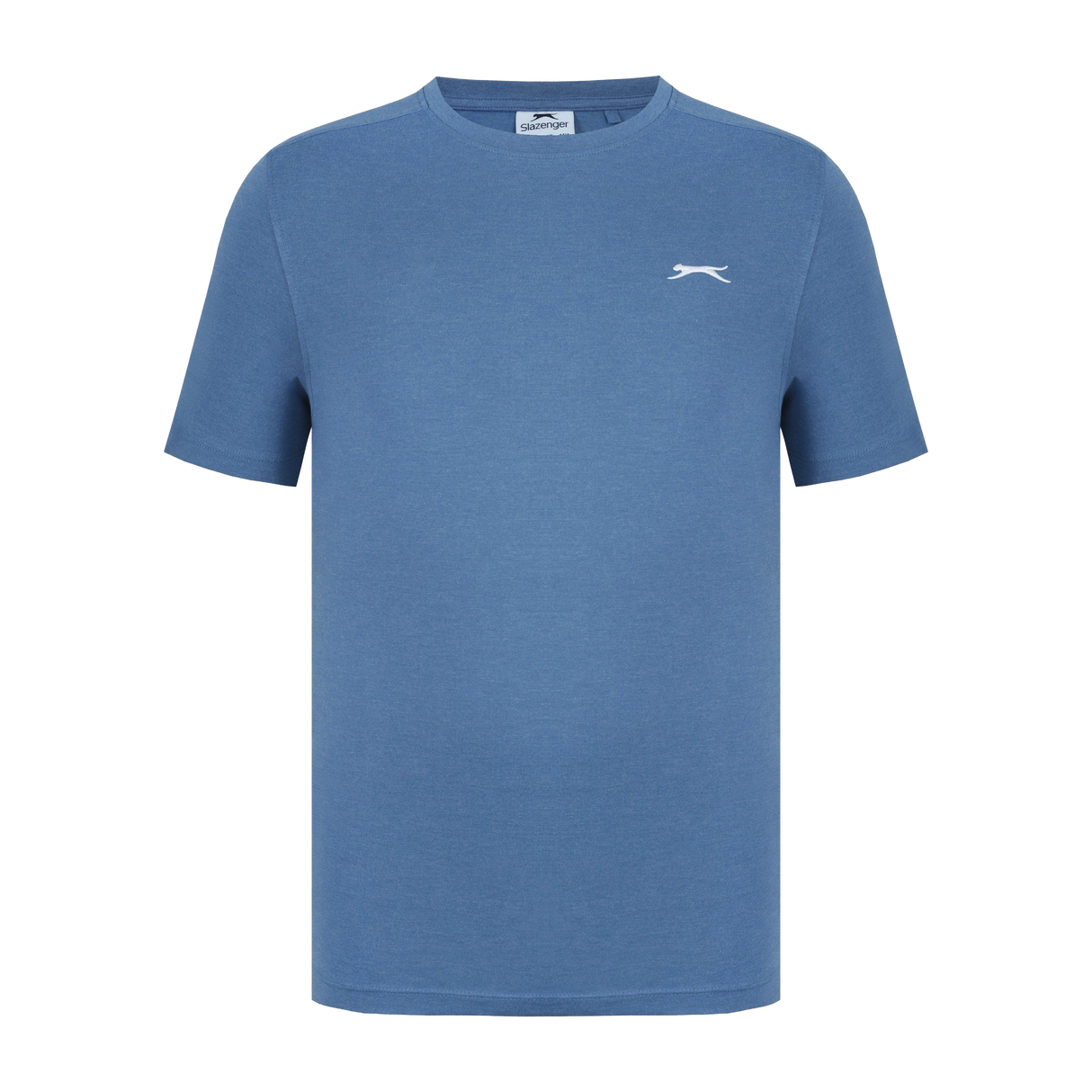 Slazenger Men's Plain T-Shirt - Blue Denim Marle