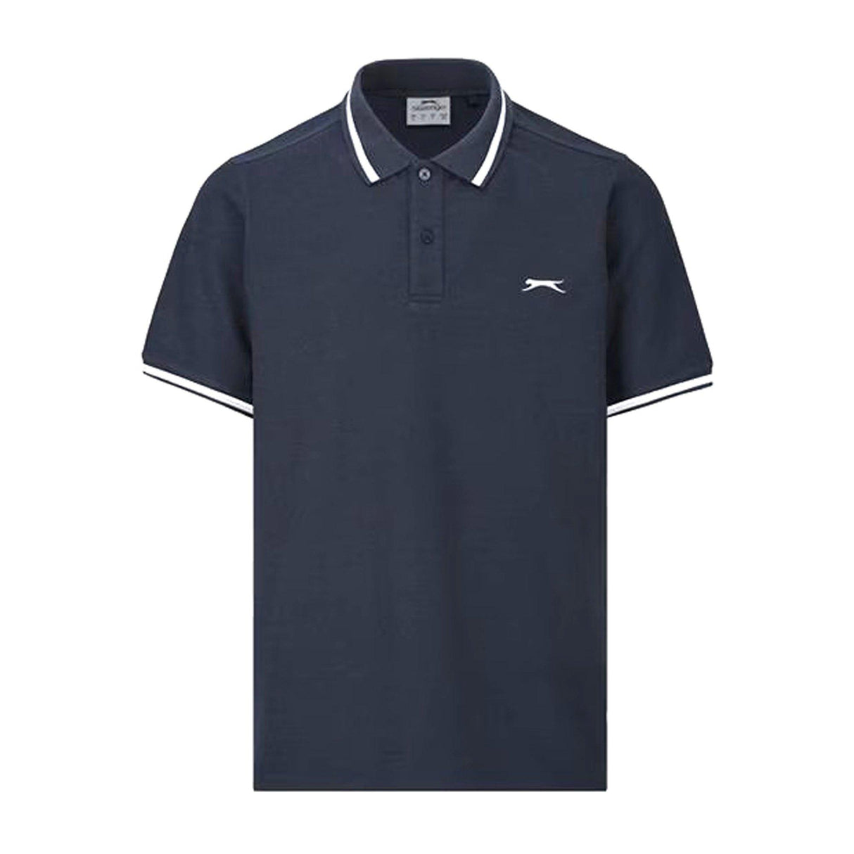 Slazenger Men's Tipped Polo Shirt in Navy