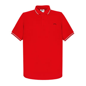 Slazenger Men's Tipped Polo Shirt in Red