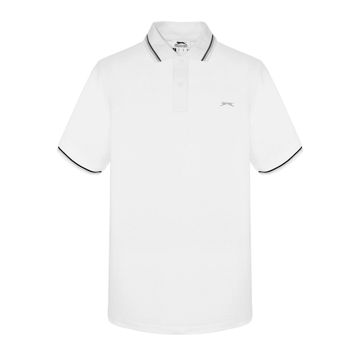 Slazenger Men's Tipped Polo Shirt in White
