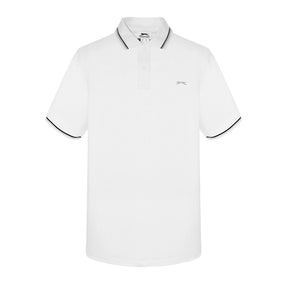 Slazenger Men's Tipped Polo Shirt in White