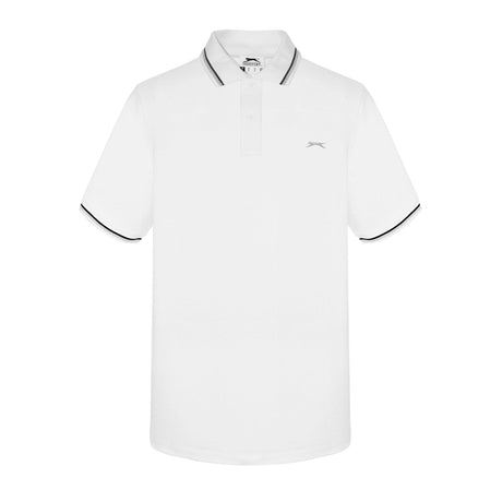 Slazenger Men's Tipped Polo Shirt in White