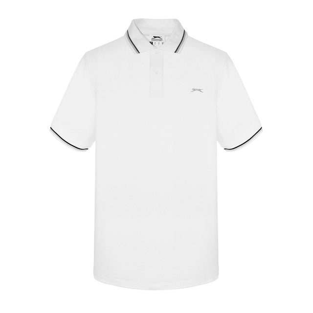 Slazenger Men's Tipped Polo Shirt in White