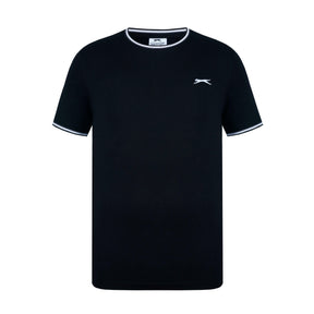Slazenger Men's Tipped T-Shirt in Black