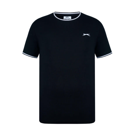 Slazenger Men's Tipped T-Shirt in Black